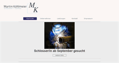 Desktop Screenshot of koehlmeier.com